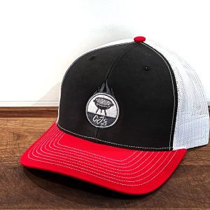 CJ's Que - Red and Black - Adjustable Hat