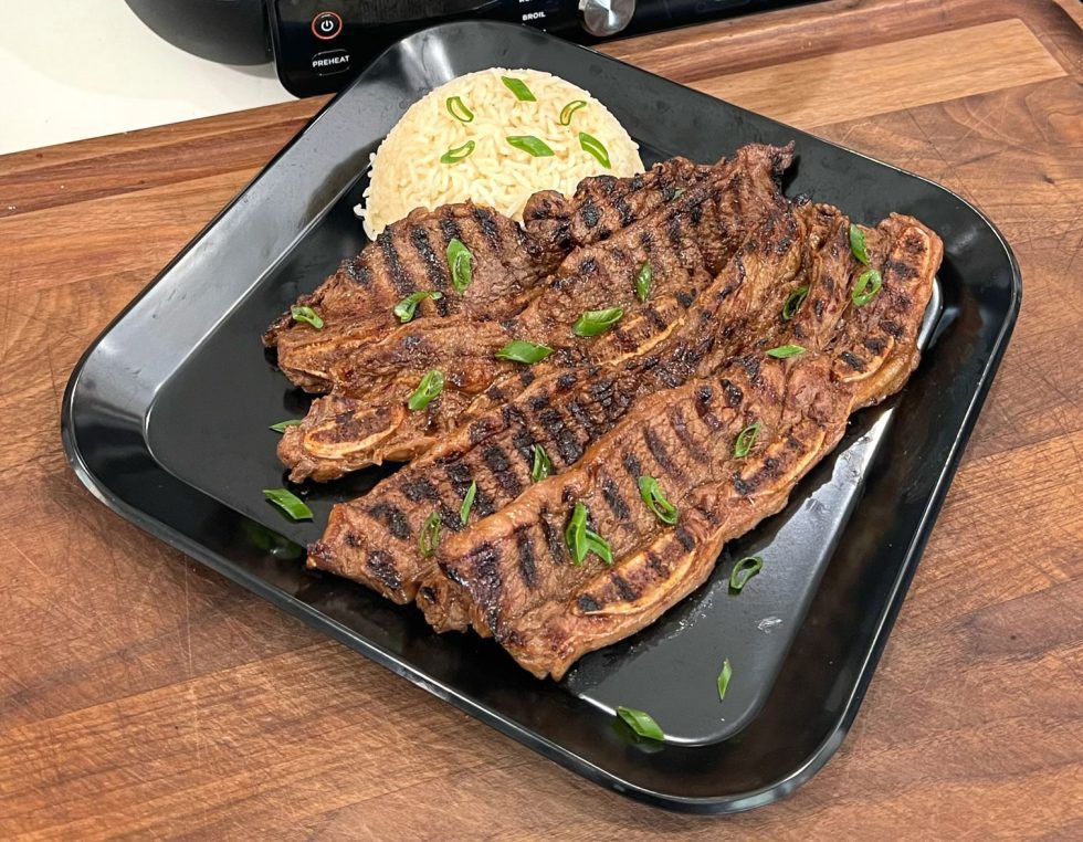 Asian Style Flanken Short Ribs on the Ninja Foodi Grill! Cooking with CJ