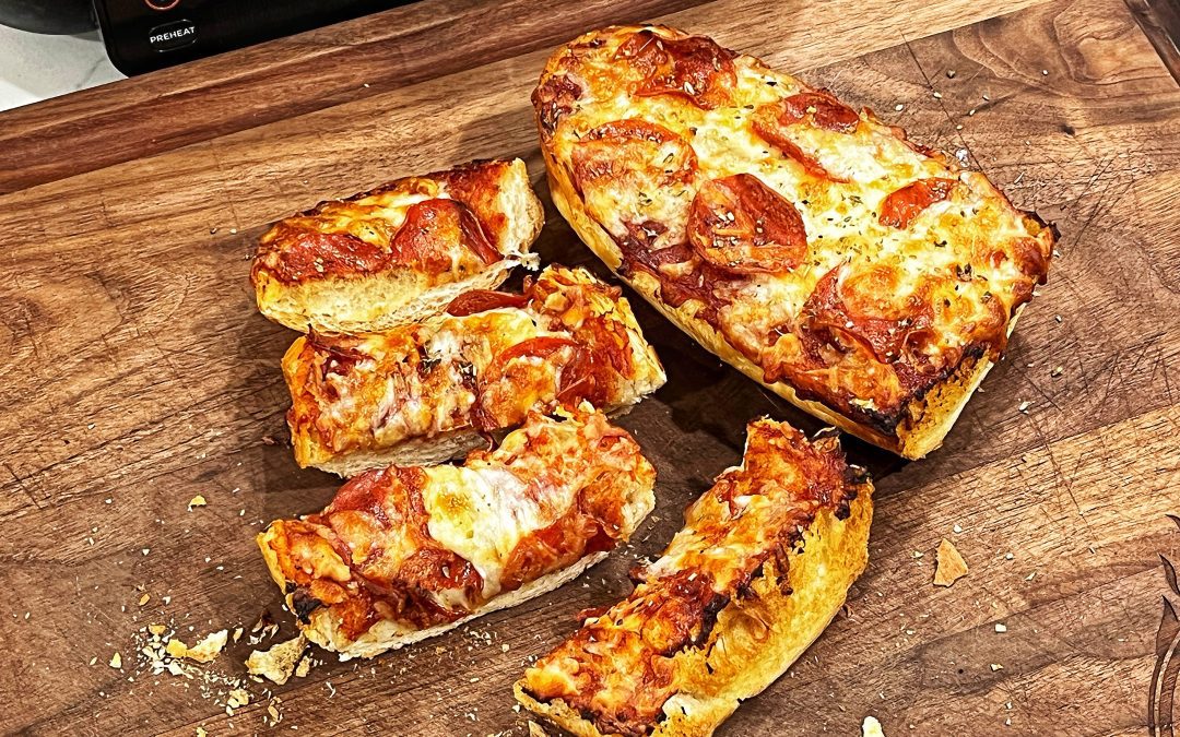 Air Fryer French Bread Pizza