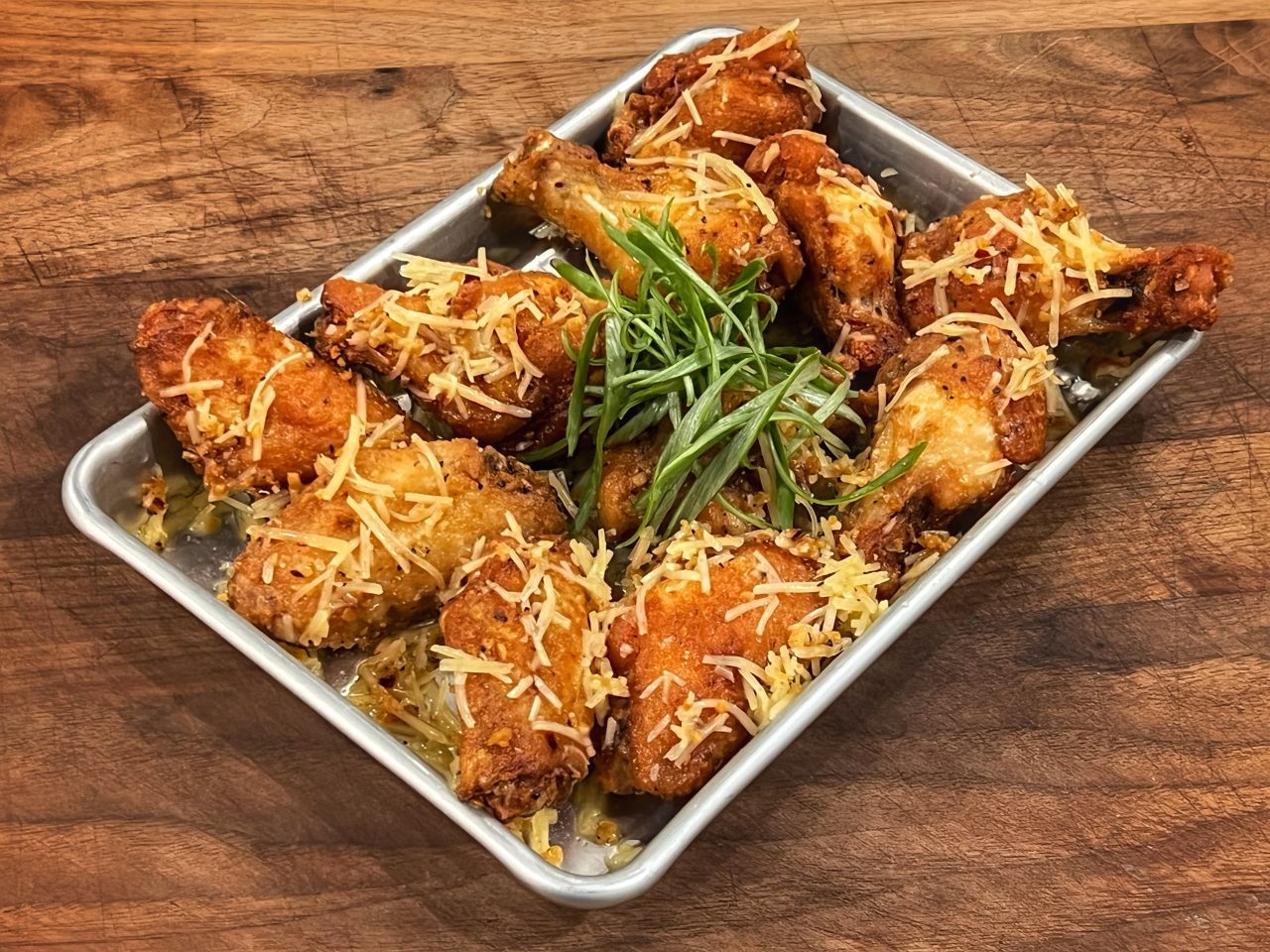 Garlic Parmesan Chicken Wings Recipe Cooking with CJ