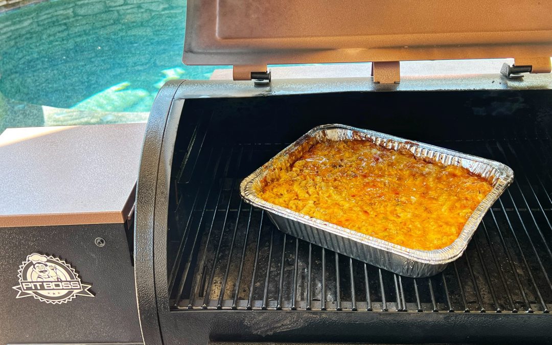 Ninja Woodfire Outdoor Grill Smoked Brisket Mac and Cheese Recipe