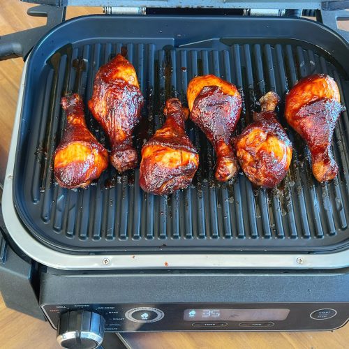 Ninja Woodfire Grill BBQ Chicken Legs