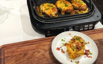 Air Fried Twice Baked Potatoes