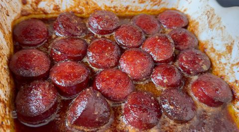 smoked-sausage-burnt-ends-recipe-easy-bbq-sausage-recipe
