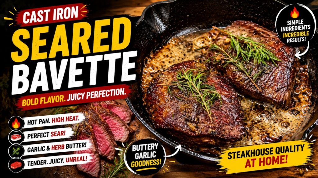 Bavette Steak Done Right | Cast Iron Method!