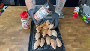 Grill the wings