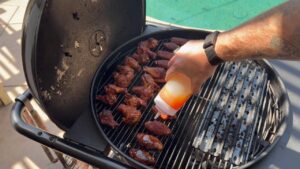 Glaze the wings