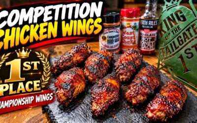 1st Place Hot Honey Peach Glazed Wings