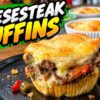 Don't Make Lunch Until You See These Cheesesteak Muffins!
