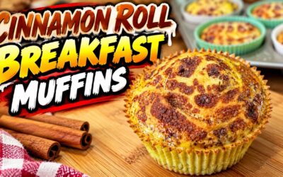 Cinnamon Roll Breakfast Muffins