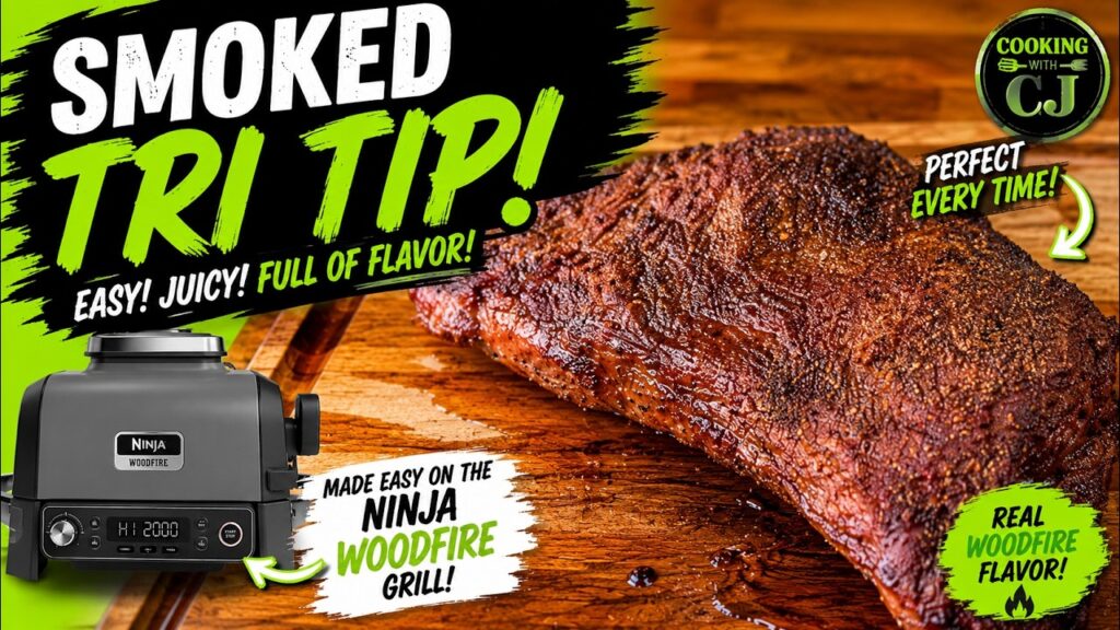 Ninja Woodfire Grill Tri Tip | This is what perfect looks like!